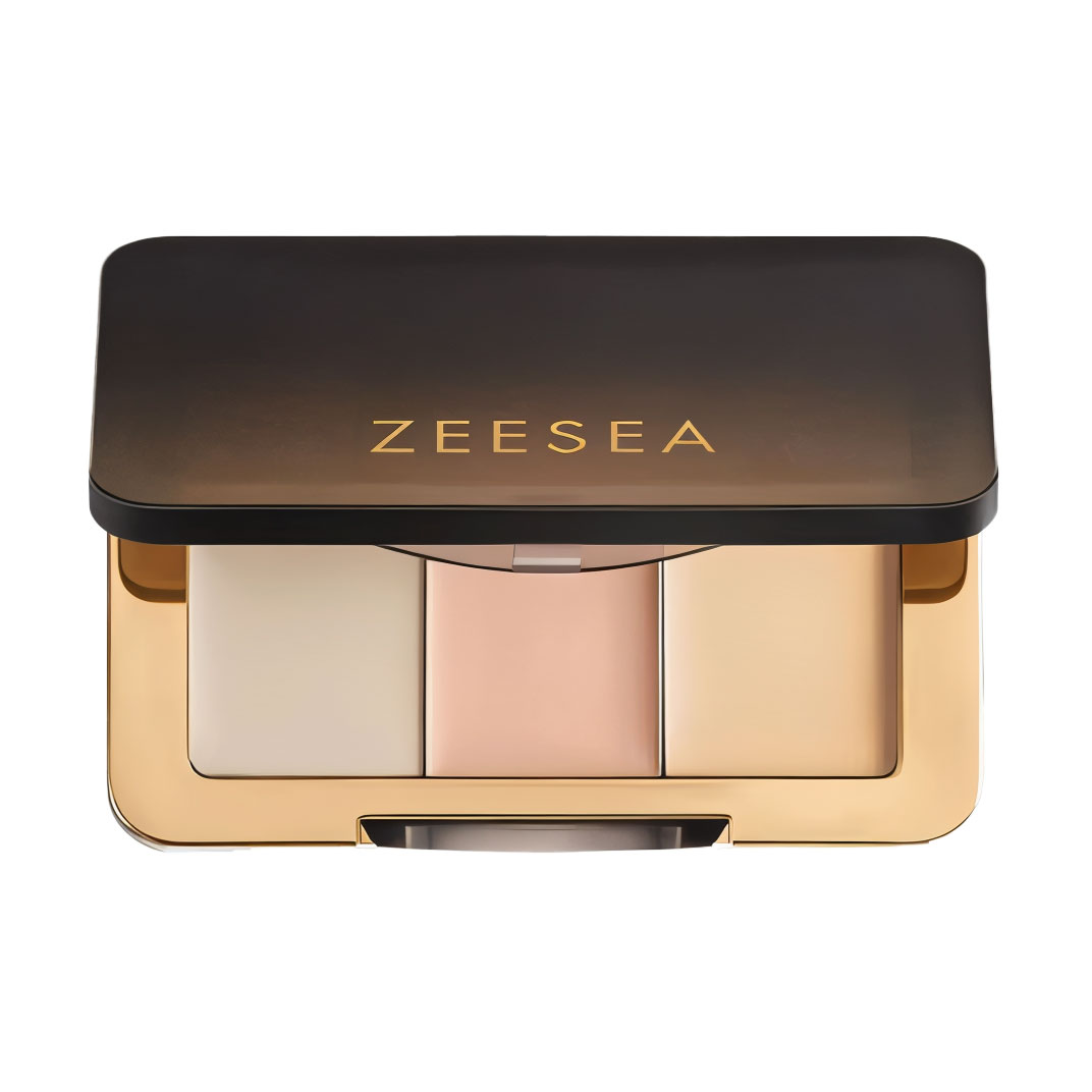 Палетка консилерів для обличчя Zeesea Softlight 3 Concealer 01 Natural, 5 г